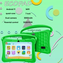 Android 11 平板电脑。四核 7 英寸 IPS 高清触摸屏平板电脑。1024 X 600 分辨率，2GB RAM 和 32GB ROM 内存，具有 512GB 可扩展性。200 万前置摄像头和 500 万后置摄像头，预装 IwawaAPP，3000mAh 电池，家长控制，2.4gwifi802.11b/G/N，蓝牙 4.2 平板电脑。UnisocSC7731E 1.3GHz