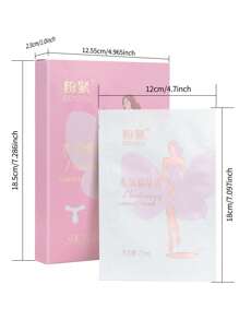 5片粉色紧致保湿精华面膜，持续提亮、丰盈、紧致，由暗变粉，整晚保湿，精华注入丝纤维面膜，适用于“秘密花园”SPA护理（2款随机发货） - 粉色 - 查看 9