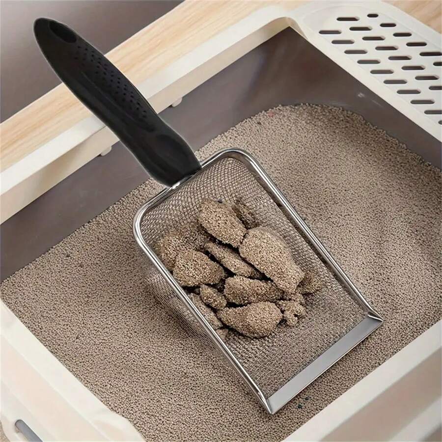 1pc Stainless Steel Pet Poop Scoop A DogFriendly And CatFriendly