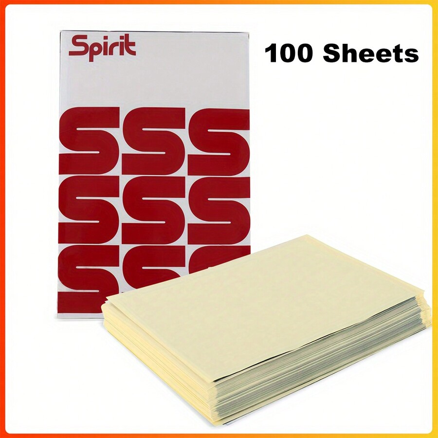 Tattoo Transfer Paper, 100pcs A4 Size, Heat Transfer Stencil Paper For