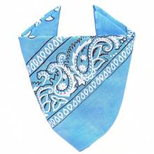 JOPHY & CO. BANDANA 100% Cotton SET Of 3/5/10 For Women Men Children Unisex Paisley Pattern COD. A644 - 淺藍色 - 查看 2