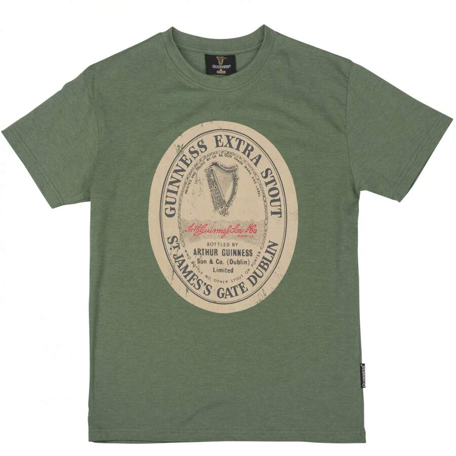 Guinness Beer Gaelic Label Shirt - Green - 綠色 - 查看 1