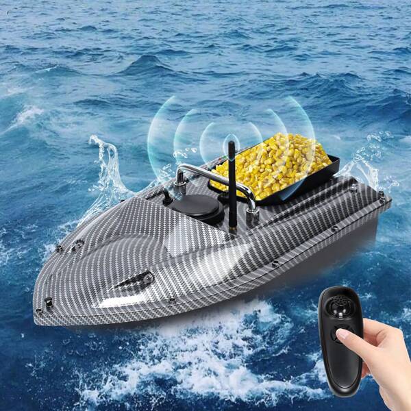 HaroldDol 500m Futterboot mit GPS Köderboot Baitboat Fischerköder Boot mit Fernsteuerung