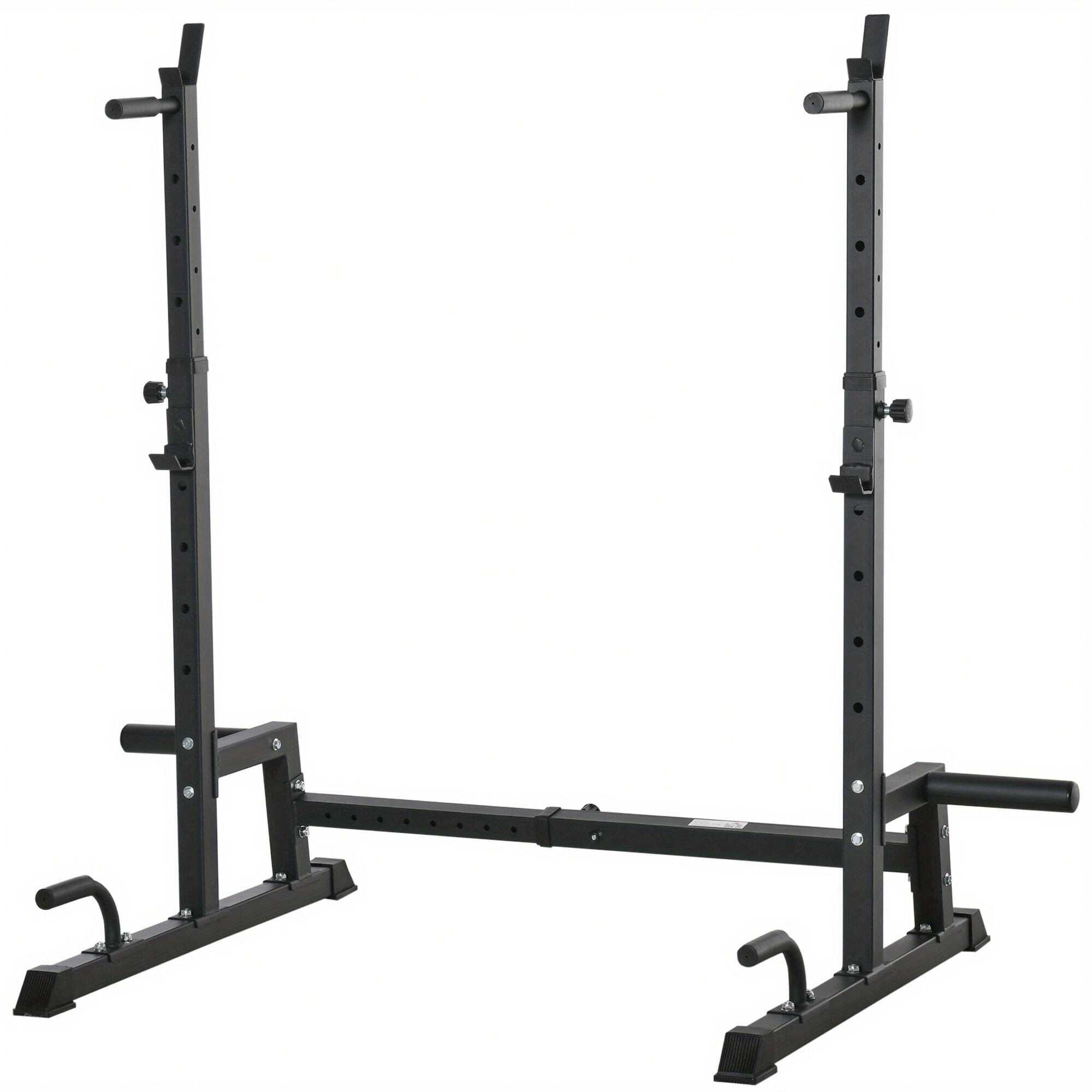 Barbell Squat Rack Stand HeavyDuty Strength Training Dumbbell Rack