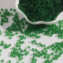 4mm 300pcs Transparent Glass Seed Beads,Small Craft Beads,Small Beads,Pony Beads,Mini Spacer Beads, Loose Beads, Craft Small Glass Beads For For Jewelry Making For DIY Craft