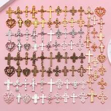 20/100 件金属混合吊坠镀金珠宝配件适用于 DIY 项链耳环手链钥匙扣工艺品制作 - 均碼 - 查看 2