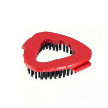 1/2 piezas Compatible con el cepillo de limpieza triangular grande RinseClean de O-Cedar, repuesto del cabezal de trapeador para cepillo y trapeador de piso, pieza de repuesto de herramienta de limpieza de piso del hogar - Rojo - Ver 11