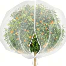 Zipper Garden Mesh Bag: Fruit And Vegetable Protection Net Cover, Insect, Cicada, Squirrel Bird Barrier Mesh Bag - Multi-Size Polyester Net