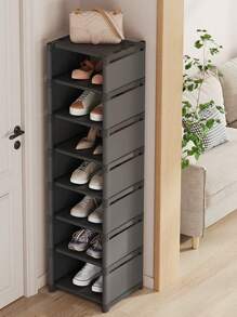 1 szt. 8-poziomowy prosty stojak na buty do domu, wielowarstwowa pyłoszczelna szafka na buty do pokoju w akademiku, salonu