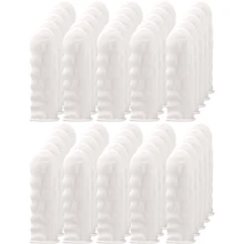 10/100pcs Disposable Rubber Finger Sleeve Anti-Slip And Wear-Resistant Hand Protective Sleeve High Flexibility Touch Screen Flexible Gloves - White - View 9