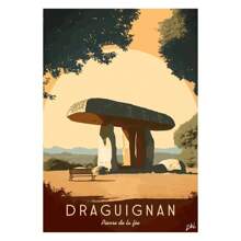 1 件复古法国旅行马赛韦尔东滚球海报和印刷品帆布画墙壁艺术画适用于客厅家居装饰无框架 - 彩色 - 查看 28