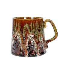 1 chiếc cốc sứ tráng men dung tích lớn có thể thay đổi thiết kế, đồ uống sáng tạo cho gia đình, văn phòng, bữa sáng - cốc thay đổi lò nung - Xem 11