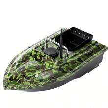 HaroldDol Angelköderboot 500m Ferngesteuertes Köderboot Dual Motor 2KG, RC Fischerei Köder Boot Beladung Futterboot Angeln Boot Mit Fernsteuerung 500M