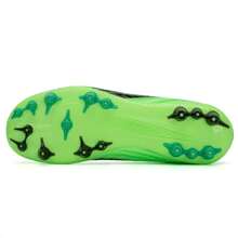 Nike 男士足球鞋 ZOOM SUPERFLY 9 ACADEMY MDS AG（夢速）短釘人造草比賽訓練球鞋 FJ7187-300 - 黑/衝擊綠/球場綠 - 查看 4