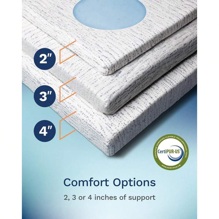 4 Inch Memory Foam Mattress Topper King Select High Density