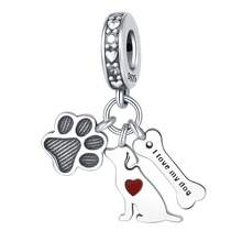 1 Chiếc Bùa Thú Cưng Bằng Bạc Sterling 925 Bùa Mèo Và Chó Trang Sức Cho Những Người Bạn Tốt Thích Hợp Làm Quà Tặng Cho Người Yêu Thú Cưng Thích Hợp Làm Vòng Tay Rắn Tự Làm Trang Sức Bùa Vòng Tay Nữ Phụ Kiện Đính Hạt Tự Làm - Bạc - Xem 15