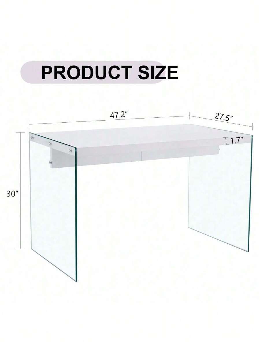 The Top Of The Coffee Table Is Made Of MDF And White Stickers, And The