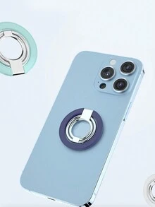 Dành cho Magsafe Magnetic 3 Phần 3 Vòng Tròn Nhiều Góc 1 Miếng Dán Tường Xoay 360 Độ Hút Mạnh Mọi Nơi Giá Đỡ Điện Thoại Hợp Kim Di Động Đa Năng Để Bàn Sáng Tạo - Màu tím - Xem 6