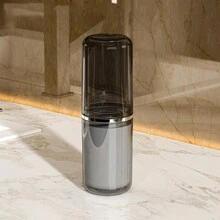 旅行牙刷架杯套装，便携式漱口杯透明刷牙杯牙膏架 - 彩色 - 查看 7