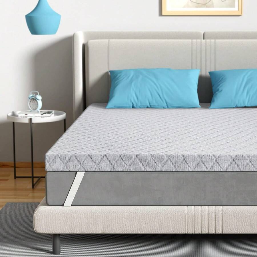 Firm Mattress Topper King Size 4 Inch Extra Firm Cooling Pain