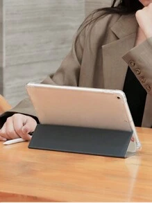 Cherry Pattern Tablet Protective Case With Pencil Holder, Supporting Auto Sleep/Wake Function