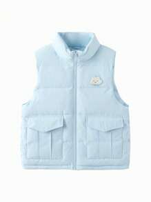 Balabala Tween Girls Vest Warm Quilted Autumn/Winter 2024 Tween Girl' Outerwear