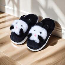 Fashion Plush Rabbit Slippers For Men And Women Home Thick Warm. - 灰色 - 查看 4