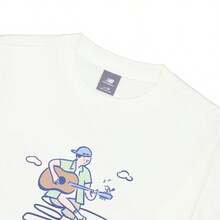 New Balance NB 男女款舒适休闲圆领短袖T恤，2026新款 NEE26021IV - 白色 - 查看 3