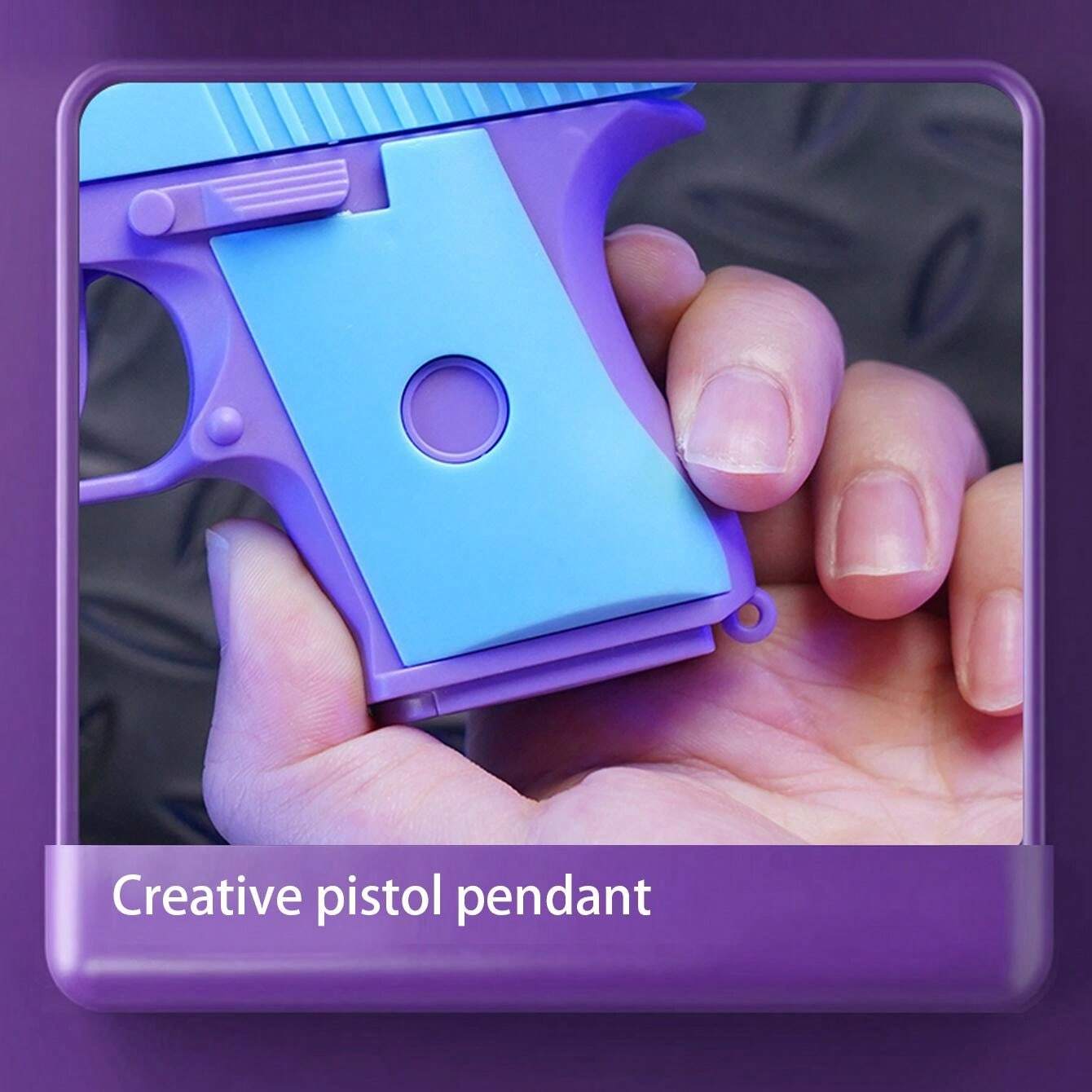 Creative RockPaperScissors Projection Game Motion Activated Toy Gun