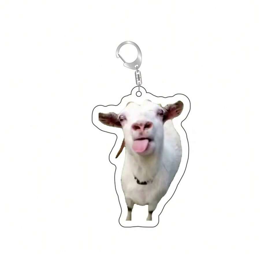 Key Chain Mobile Phone Charm Car Pendant Cute Cat Vomit Meme Dog With