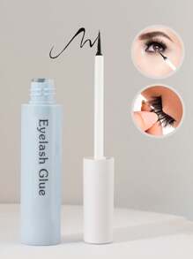 1pc Keo dán mi chuyên nghiệp 6ml, giữ nếp mạnh, keo dán mi khô nhanh lâu trôi cho mi đơn và cụm mi, kéo dài 48-72 giờ Keo dán mi đen, không chứa latex, dụng cụ trang điểm mi cho người mới bắt đầu tại nhà có đôi mắt nhạy cảm - màu đen - Xem 12