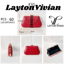 Women's Fashion Evening Bag, Compact And Versatile, With Adjustable Side Strap - Ideal For Events, Weddings And Special Occasions. Elegant And Sophisticated Style In High - trắng - Xem 2