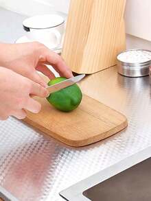 2米/张银色素色鹅卵石自粘墙纸，家居装饰DIY，适用于橱柜、桌子、椅子、房间背景翻新，防水可移除PVC材料拉玛装饰拉玛，翻新贴纸可撕墙板，墙纸，壁纸，春季装饰品让您的家焕然一新，拉玛装饰贴纸 - 彩色 - 查看 3