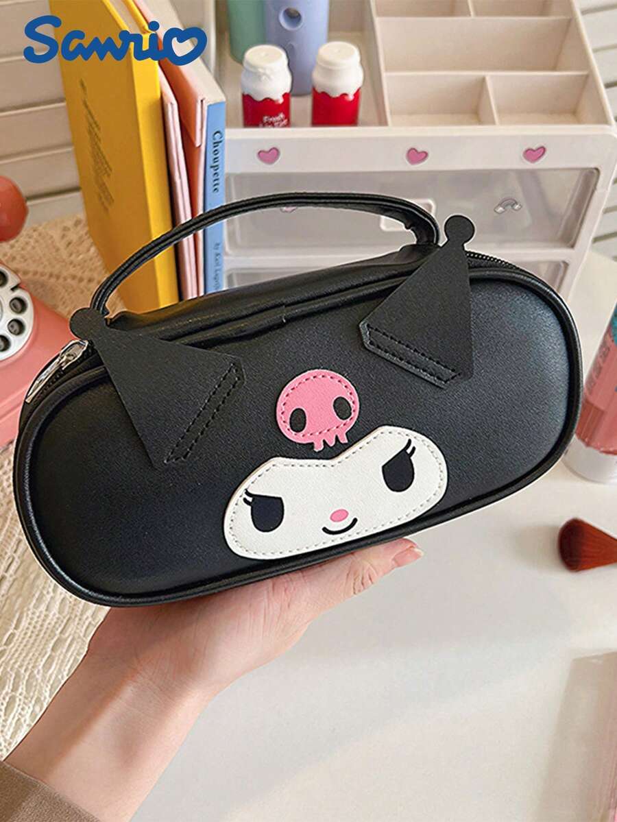 Được cấp phép chính thức Màu hồng Bút chì dung lượng lớn Hộp đựng bút Văn phòng Đại học Trường học Lưu trữ lớn Túi đựng dung lượng cao Hộp đựng Hộp đựng Túi đa năng Quà tặng sinh nhật cho phụ nữ Mẹ bạn bè - màu đen - Xem 1