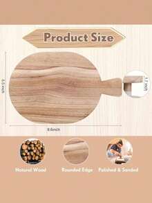 1 khay đựng nến thơm đơn giản, khay trang trí gia dụng sang trọng sáng tạo Nordic Ins, khay đựng đồ bằng gỗ nguyên khối. - Nhiều màu - Xem 3