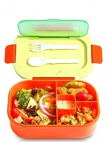 Hộp đựng cơm trưa Bento vuông 1 ngăn - Thiết kế chống rò rỉ an toàn, dễ rửa bằng tay, đầy đủ đồ dùng nhà bếp, giải pháp lưu trữ và sắp xếp lý tưởng - Nhiều màu - Xem 17