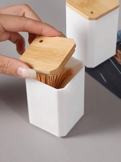 Soporte para palillos, caja de almacenamiento para el hogar y la sala de estar para palillos, contenedor portátil para palillos