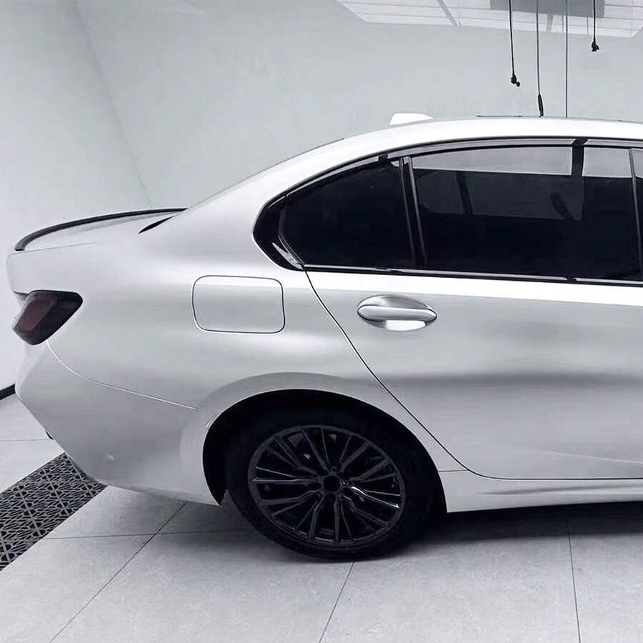 Premium Ice Film Silver Car Wrap Film Silver Matt Satin Stickers PVC