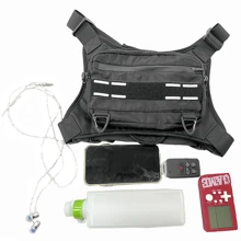 Sports Chest Bag For Men, Water Resistant Lightweight Front Running Vest Bag With Adjustable Shoulder Strap For Workouts, Cycling Hiking For Men Halloween Christmas Gifts