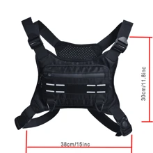 Sports Chest Bag For Men, Water Resistant Lightweight Front Running Vest Bag With Adjustable Shoulder Strap For Workouts, Cycling Hiking For Men Halloween Christmas Gifts