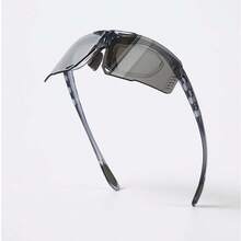 Kính bảo hộ đi xe đạp thời trang Kính thể thao ngoài trời Kính thời trang lật lên Kính thời trang thể thao, phù hợp cho mọi mùa - Bạc - Xem 1