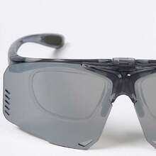 Kính bảo hộ đi xe đạp thời trang Kính thể thao ngoài trời Kính thời trang lật lên Kính thời trang thể thao, phù hợp cho mọi mùa - Bạc - Xem 4