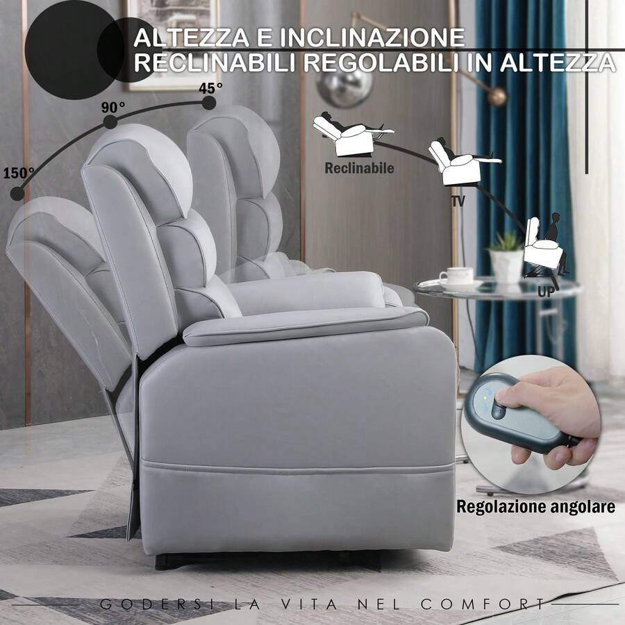 Power Lift Recliner Chair For Adults, Ergonomic Lift Chairs For Elderly