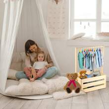 木制婴儿淋浴箱衣柜，木制婴儿淋浴箱衣柜，男孩和女孩婴儿淋浴木制篮子礼物，迎婴礼物，适合怀孕礼物，适合新父母爱情人节 - 彩色 - 查看 10