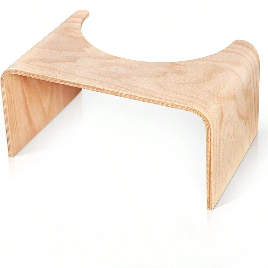 Wooden Toilet Stool For Adults Bathroom Foot Step For Squatting