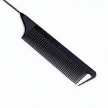 3/5 件装防静电碳纤维钢针材料长细尾设计带鳞片梳子，送给女孩的礼物黑色鳞片鼠尾梳套装用于头发造型鼠尾梳带鳞片分缝梳金属长钢针鼠尾梳专业发型造型梳带鳞片发刷 - 多色 - 查看 4