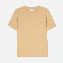 Maison Kitsuné Speedy Fox Patch Comfort Short Sleeve T-Shirt Maltshake