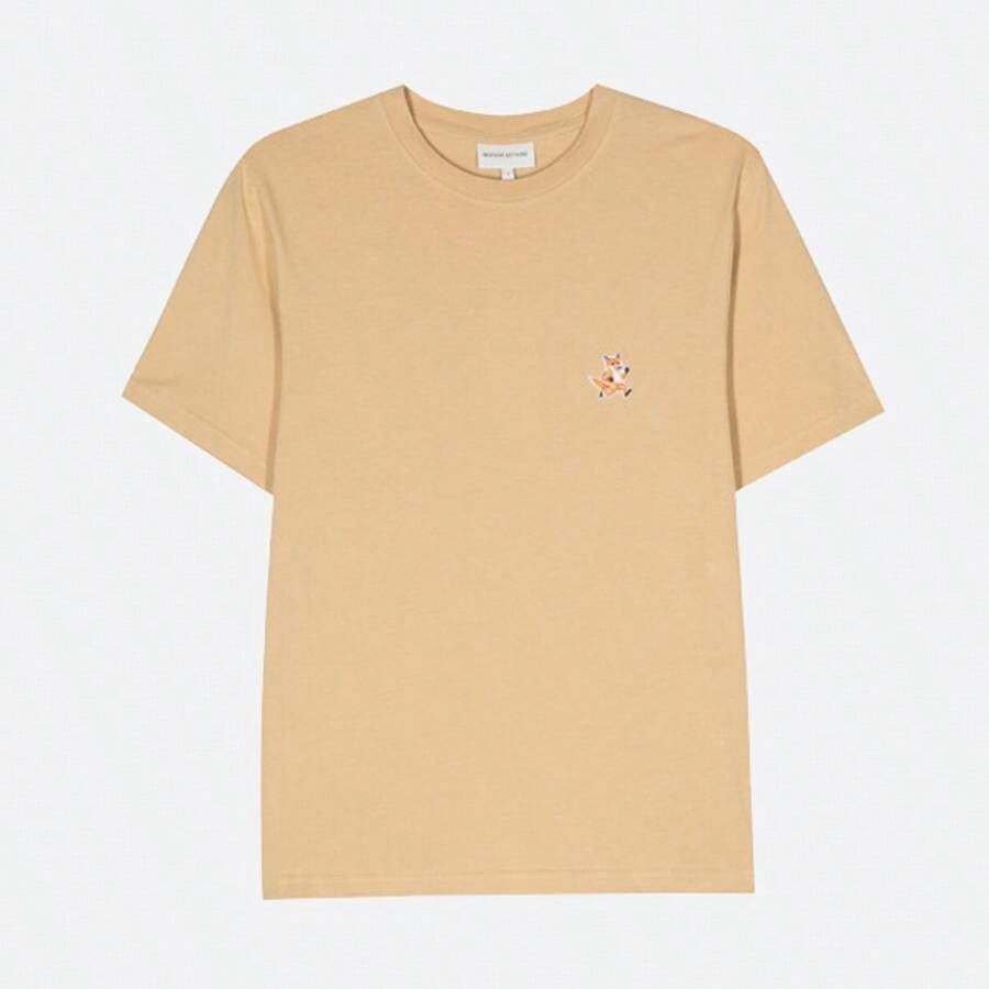 Maison Kitsuné Speedy Fox Patch Comfort Short Sleeve T-Shirt Maltshake