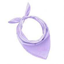 JOPHY & CO. BANDANA 100% Cotton SET Of 3/5/10 For Women Men Children Unisex Solid Color Cotton COD. A644 - 紫羅蘭色 - 查看 1