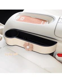 Caja organizadora de espacio entre asientos del coche, diseño creativo de flor, organizador interior de coche multifuncional, accesorios para coche - Multicolor - Ver 6